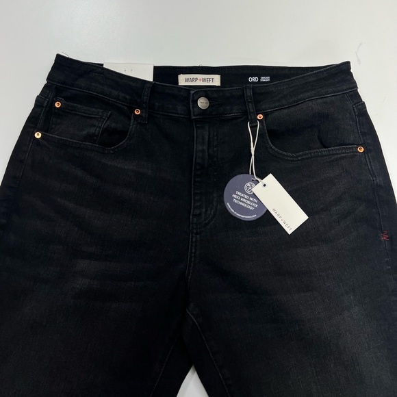 Warp + Weft ORD Chicago Straight Jean Asphalt Black Men’s 35 x 30 NEW With Tags - Picture 4 of 16